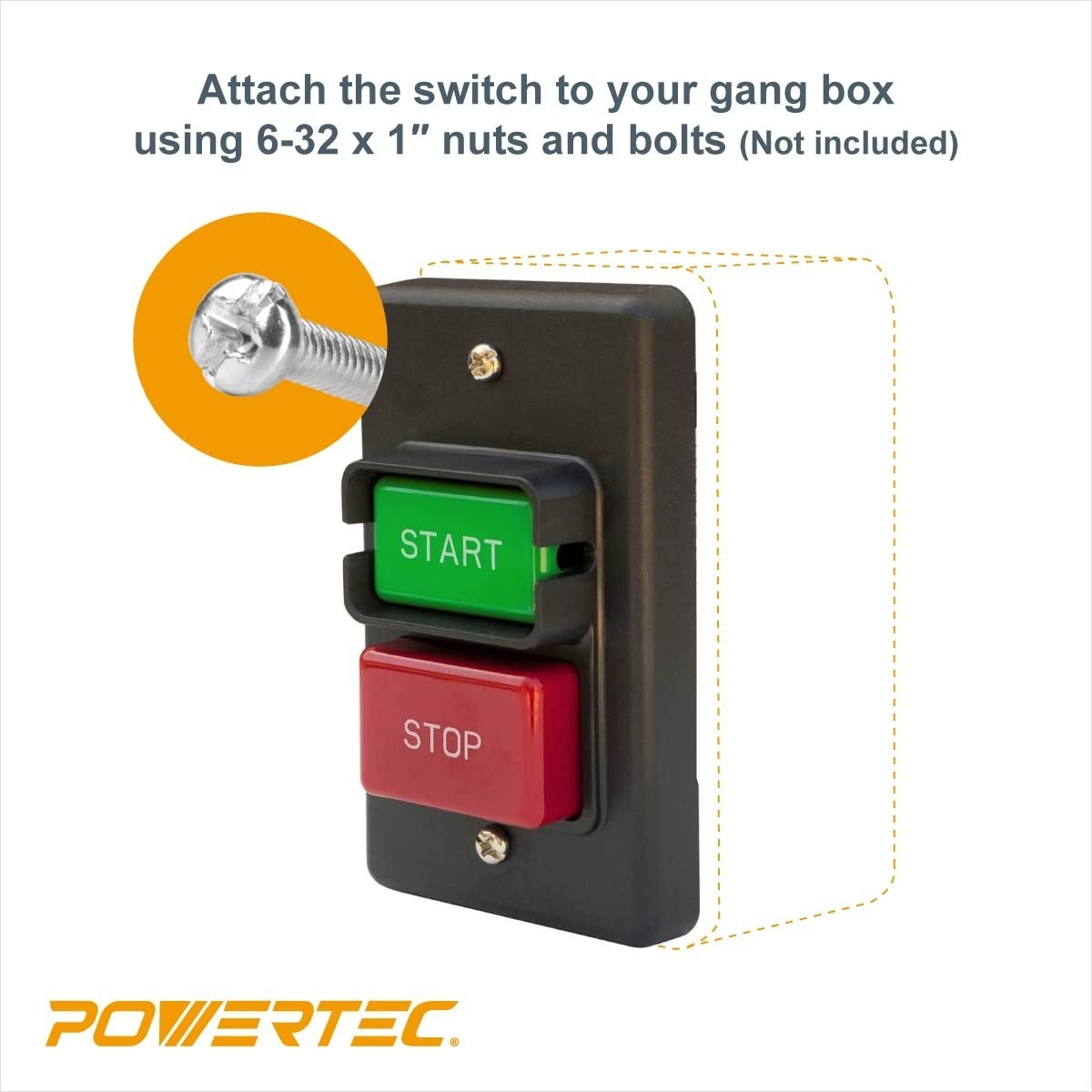 120V 230V 28A Safety Power Switch On Off 71008 for Table Saw Drill Press Router