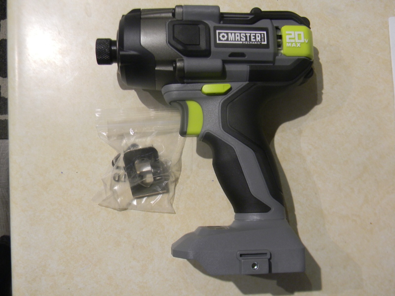 NEW Master Mechanic 20V 20Volt 1/4&Prime; Impact Driver 103700 – Tool Only