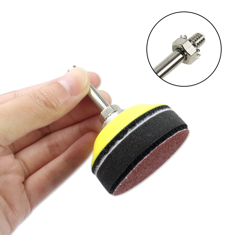 High-Quality 100pc Sandpaper Disc Set: 2&Prime; Attachments for Perfect Polishing