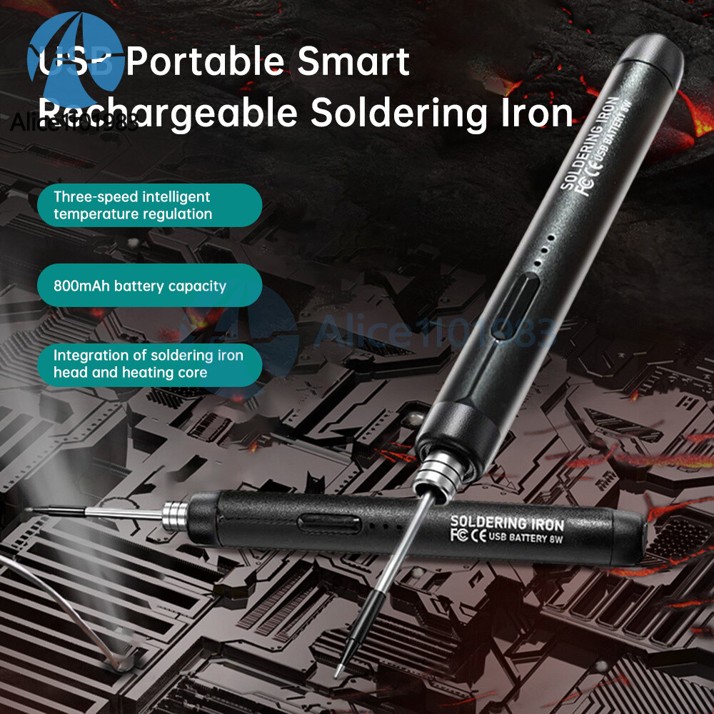 Type-C Wireless Soldering Iron Kit Portable Rechargeable Soldering Iron 300-450℃