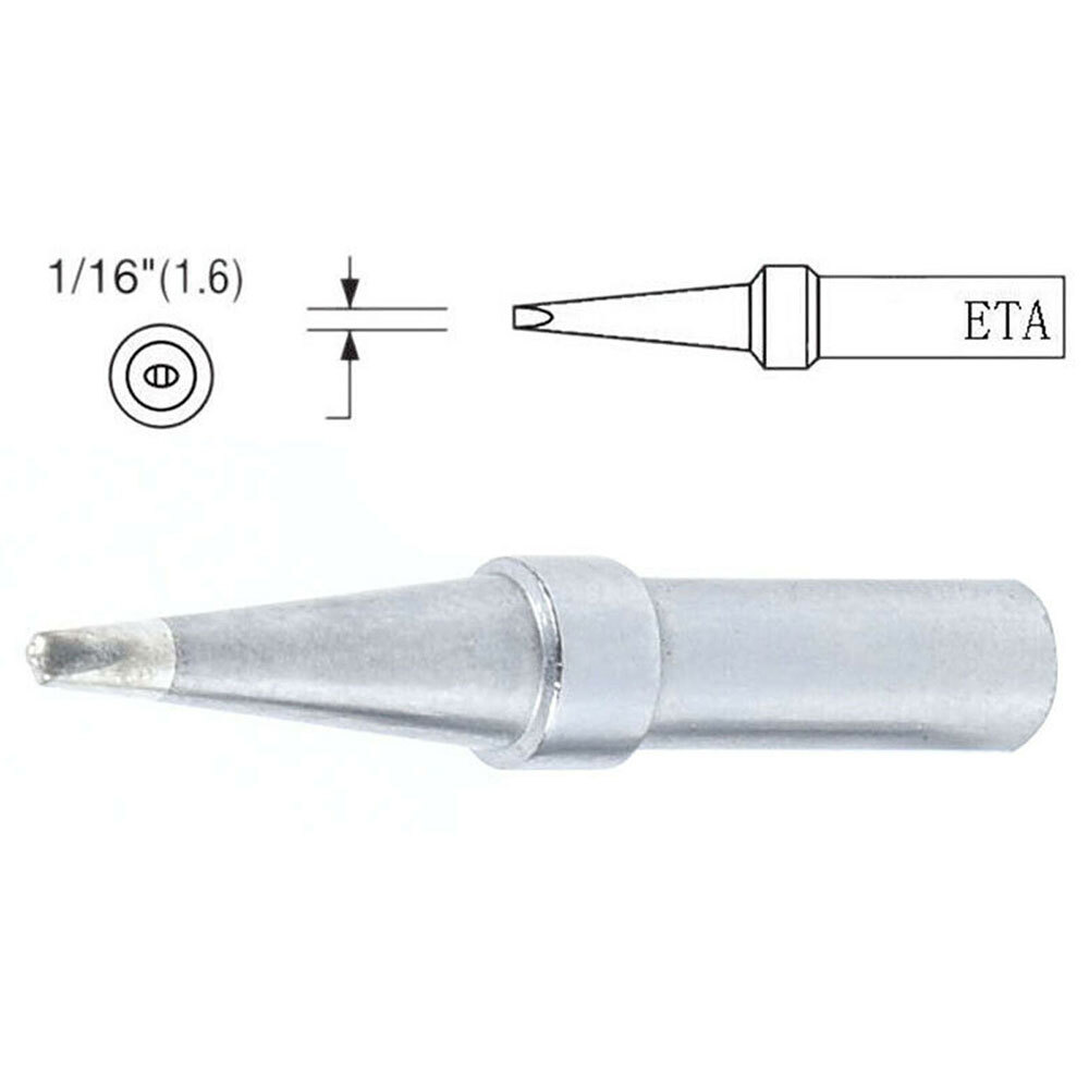 6Pcs Replacement Tips Soldering Iron For Weller WES51/50 WESD51 PES5 USA Stock