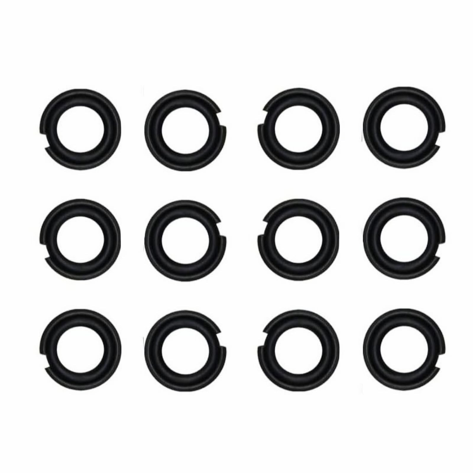 ZLLITONS 12 sets of 3/8&Prime; Impact Retaining Ring,Square Drive Socket Black