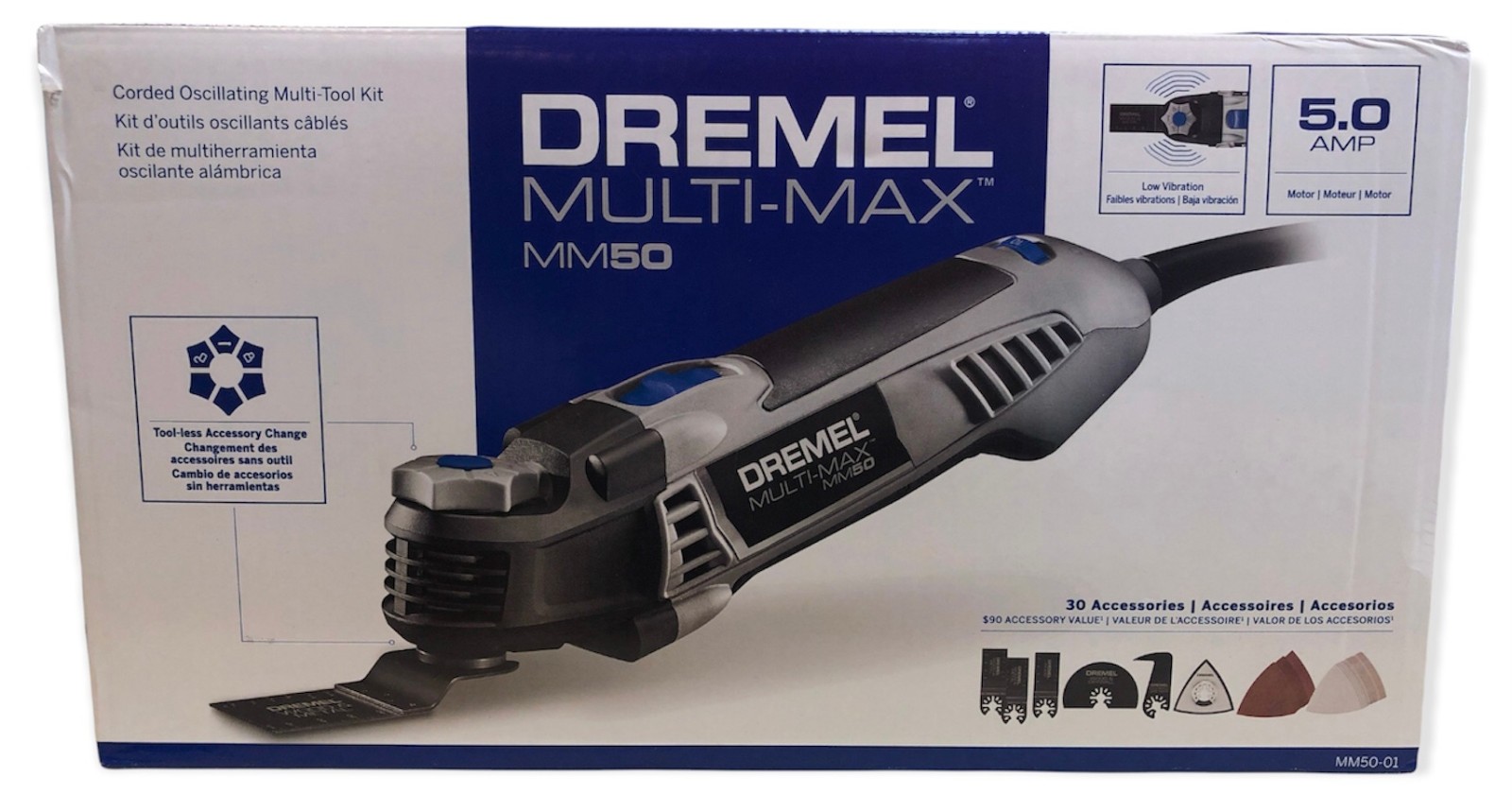 Dremel – MM50-01 MultiMax Corded Oscillating Multi-Tool Kit