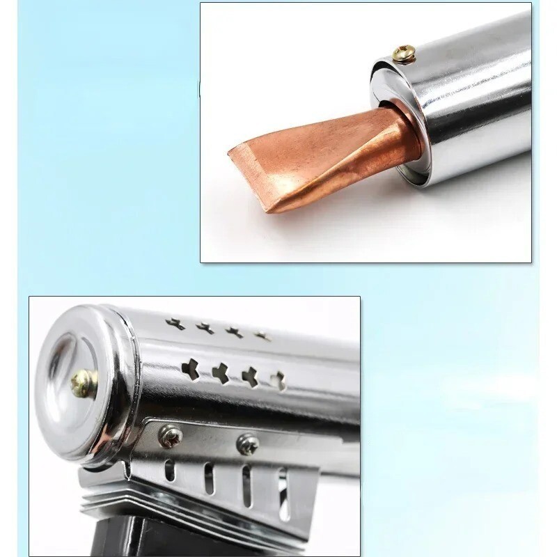 High Power 500W Pistol Grip Soldering Iron Copper Industrial Welding Repair Tool