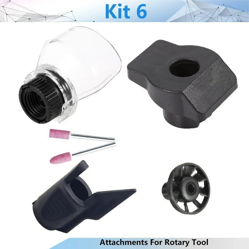 Dremel Tool 565 Cutting Guide A577 Detailer Grip A550 Shield Blower Attachment