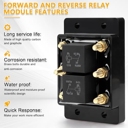 Forward and Reverse Relay Module fit for Tarp or Winch Motor Relay and