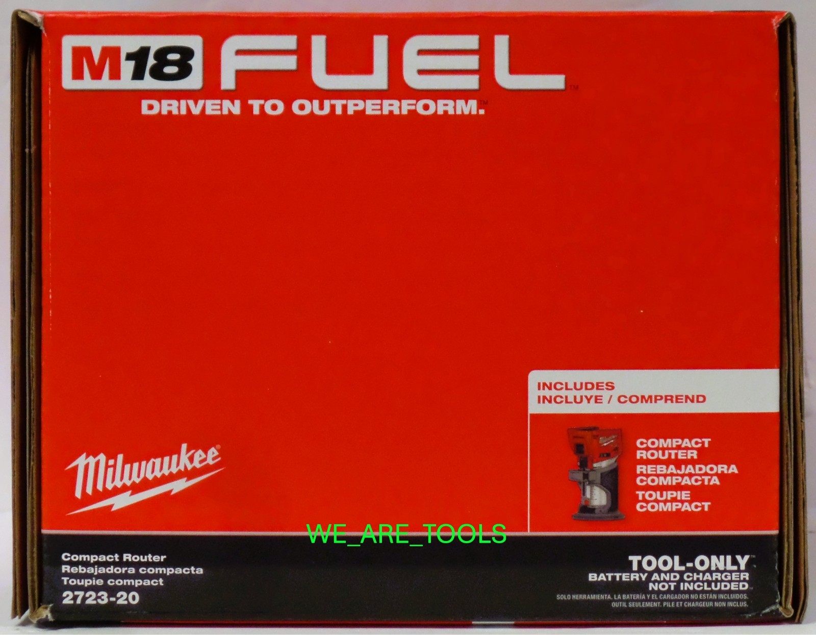Milwaukee NEW IN BOX 2723-20 FUEL Brushless Router Fuel Compact M18 18 Volt