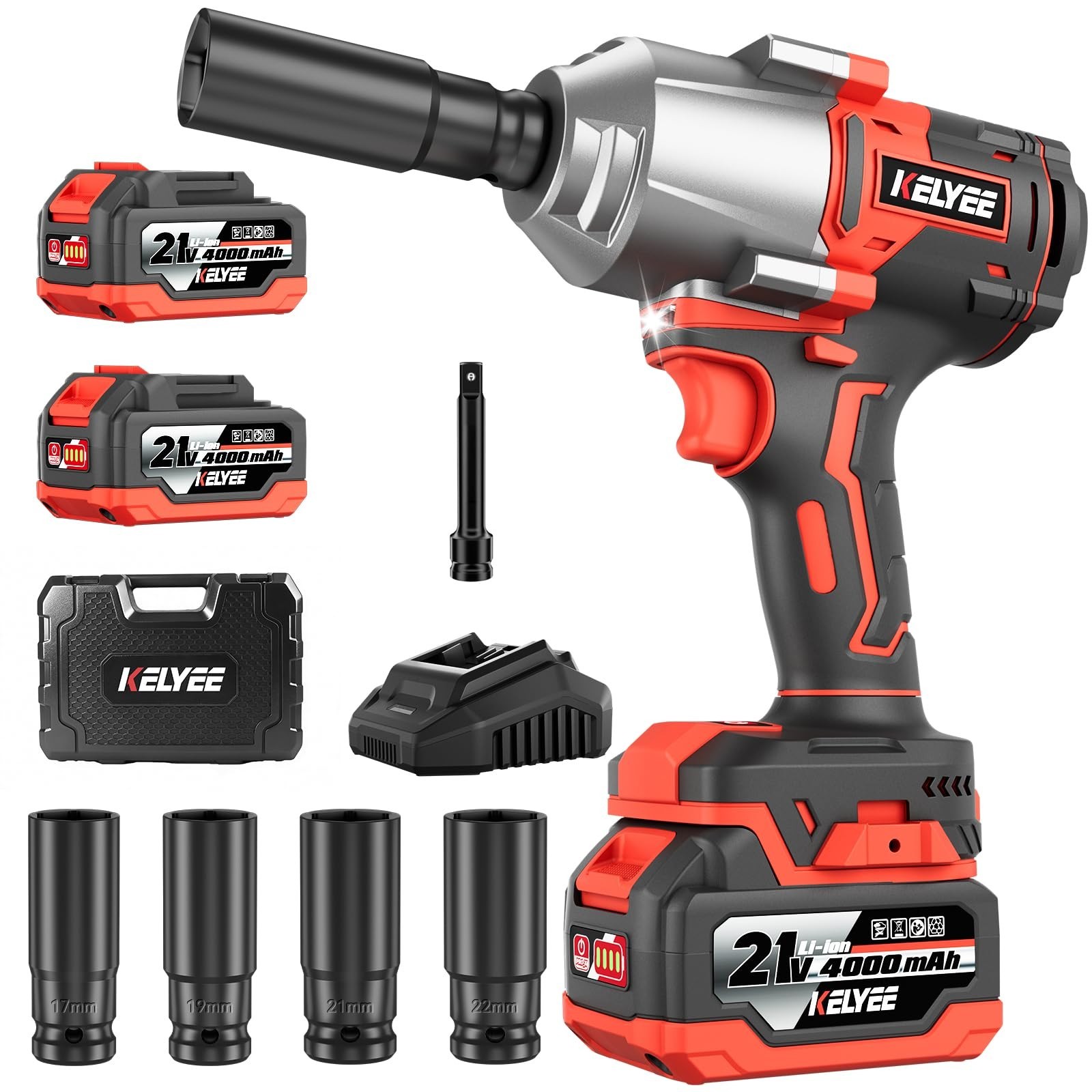 996Ft-lbs Impact Wrench Cordless Driver 21v Brushless Im New