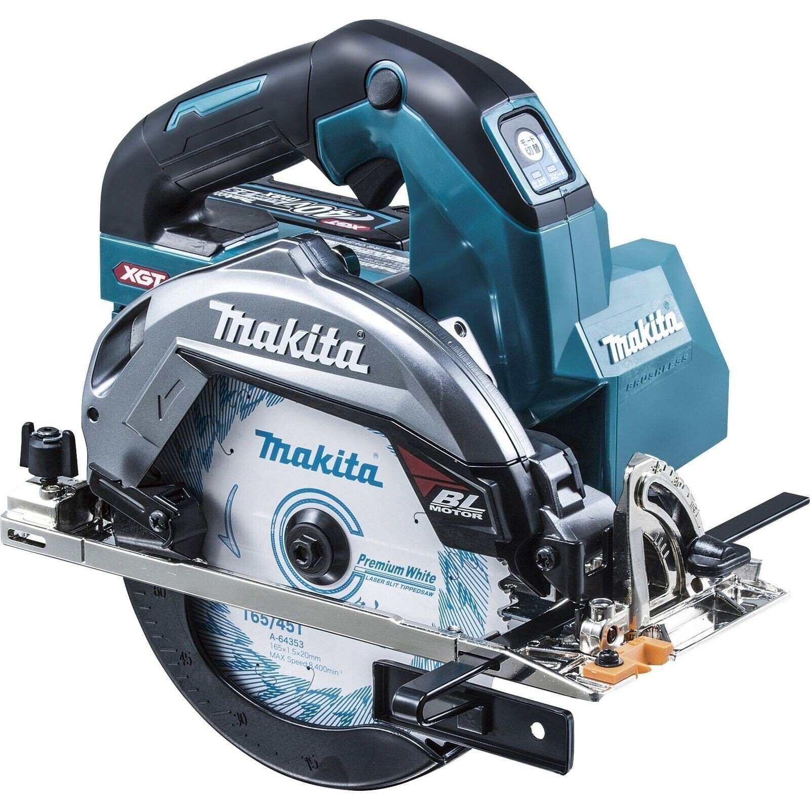 Makita HS001GZ 40V MAX XGT Cordless Circular Saw 165mm Blue tool only