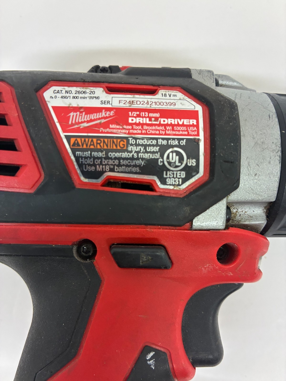 Milwaukee M18 Compact 1/2&Prime; Drill Driver (2606-20)