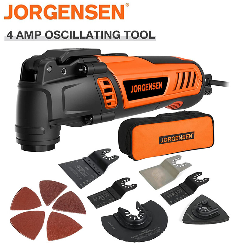 JORGENSEN 4 Amp Oscillating Tool 5°Oscillation Angle Oscillating Multi Tools Saw