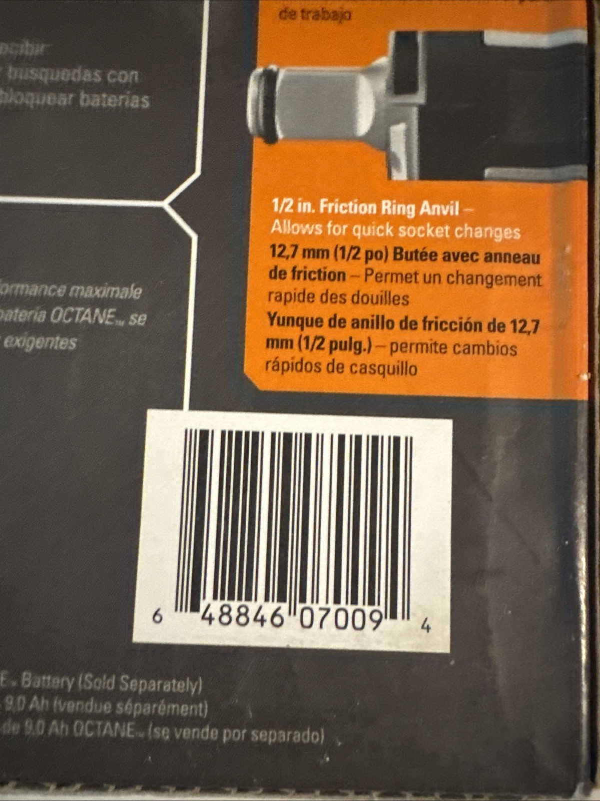 RIDGID R86011B 18V 1/2 inch 4 Mode Impact Wrench