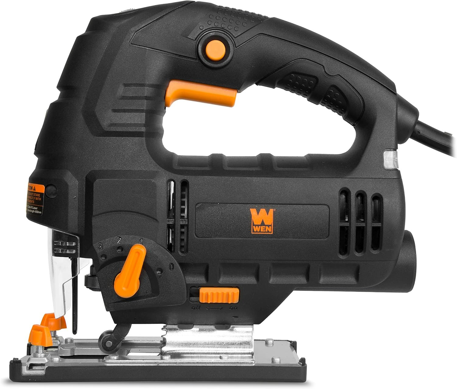 33606 6.6-Amp Variable Speed Orbital Jig Saw with Laser and LED Light,Black, Sil