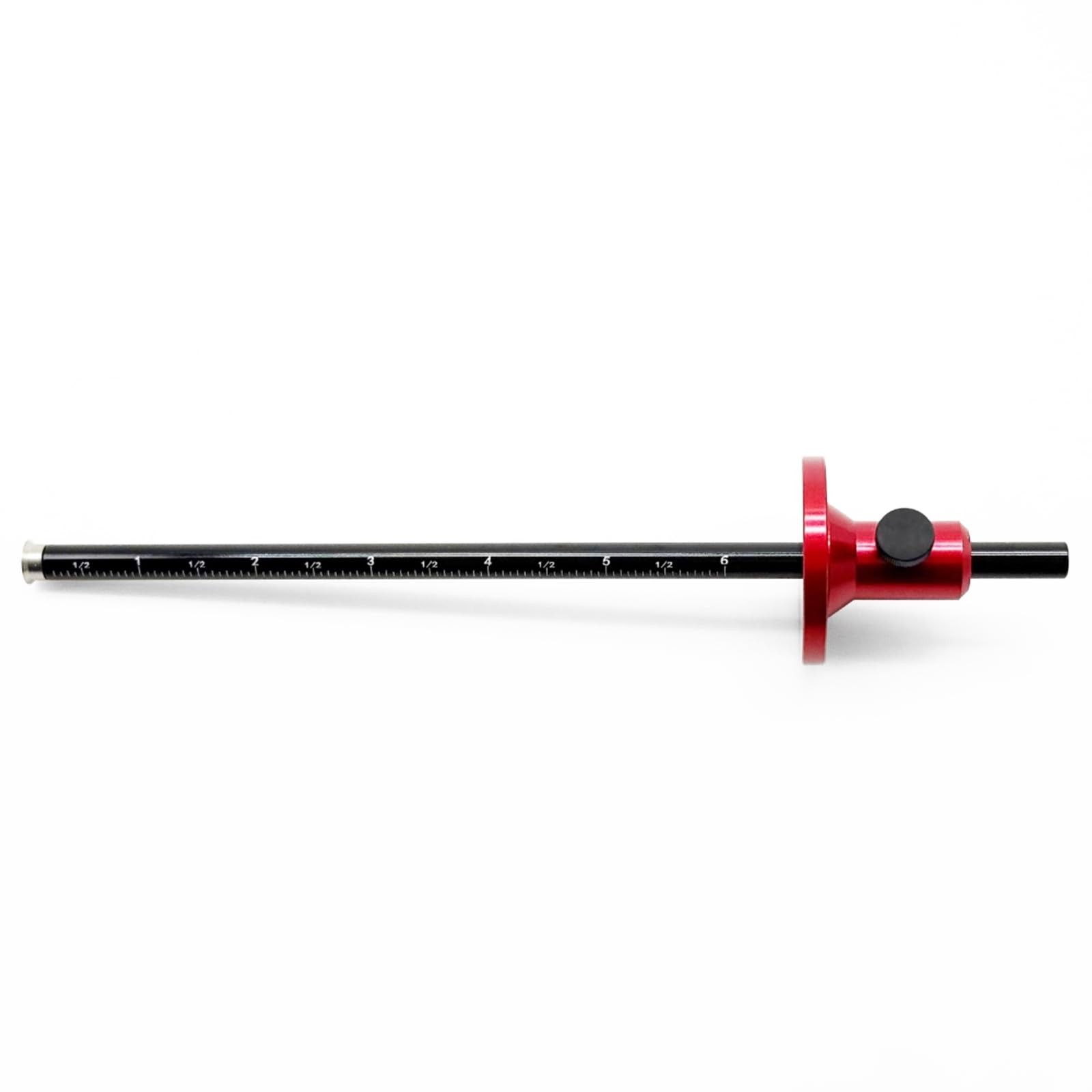Red Aluminum Alloy Wheel Marking Gauge Wood Scribe Imperial Metric Scale Knife