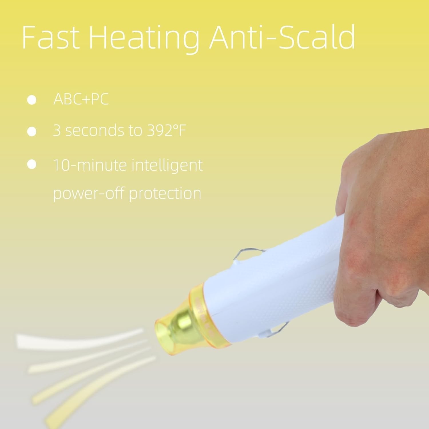 300W Heat Gun 110V Mini Hot Air Shrink Tools with Stand for Crafts Embossing DIY
