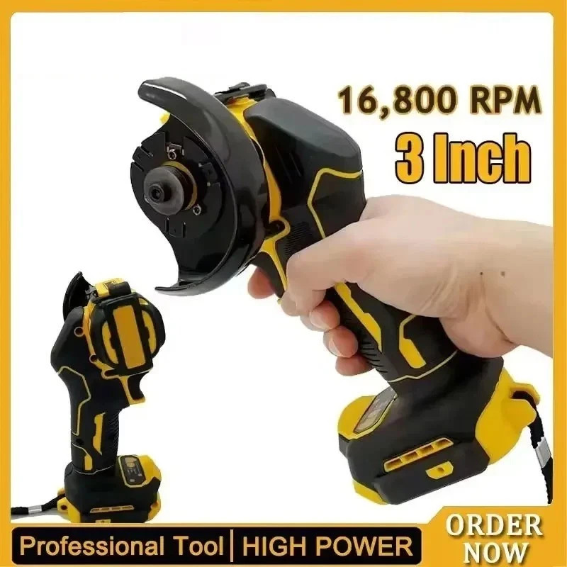 DEWALT 20V/18V Cordless Mini Angle Grinder – Compact Brushless Electric Grinding