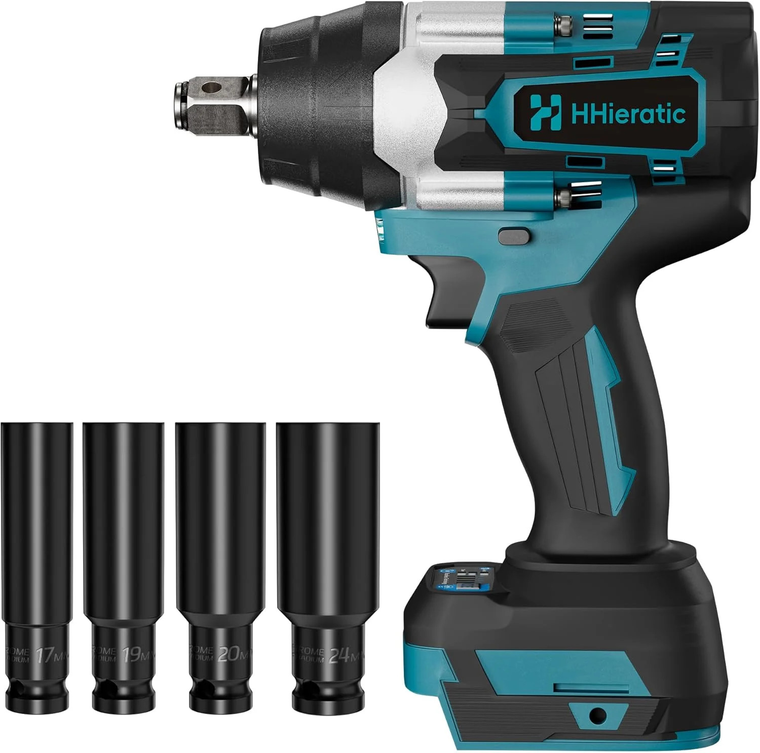1/2&Prime; Cordless Impact Wrench Compatible with Makita 18V Battery,516 Ft-lbs 700N.m