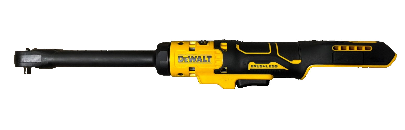 DEWALT DCF514E ATOMIC 20V MAX 1/4 Inch Extended Reach Ratchet Tool Only – OPEN