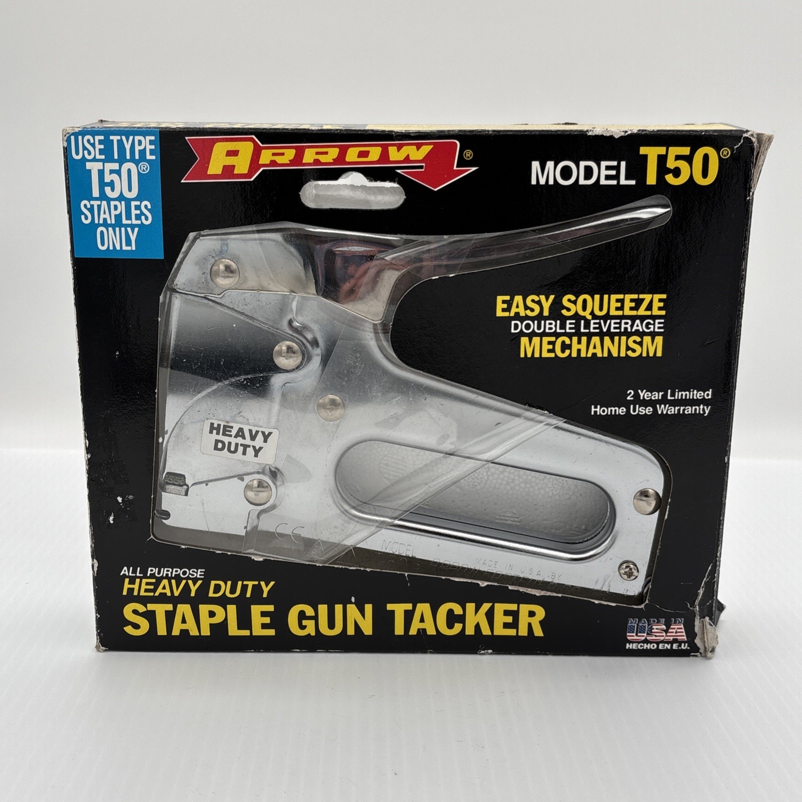 Vintage Arrow T-50 Heavy Duty Stapler Gun Tacker