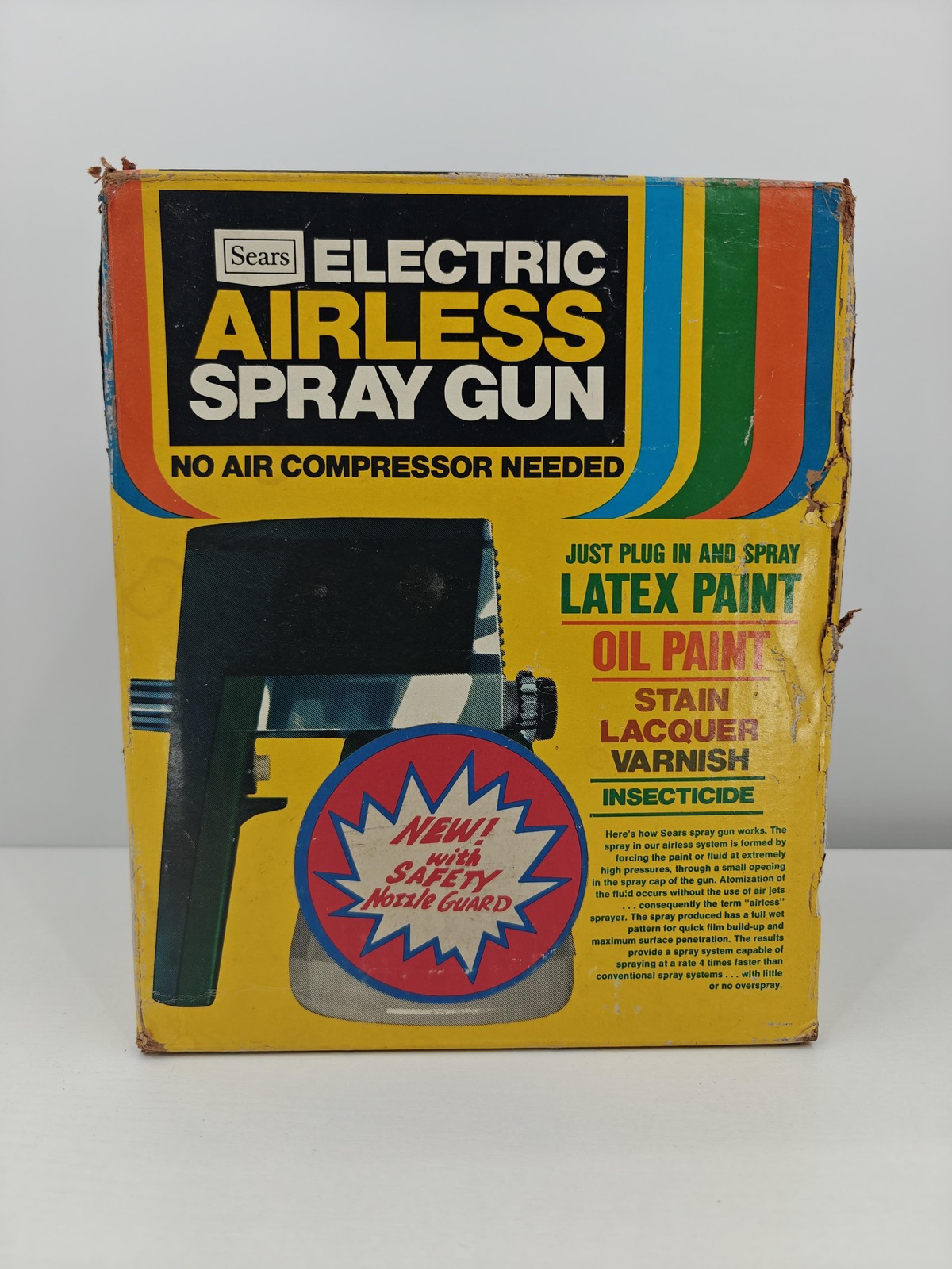 Vintage Sears Electric Airless Spray Gun 165.15528 Made in Germany With Box
