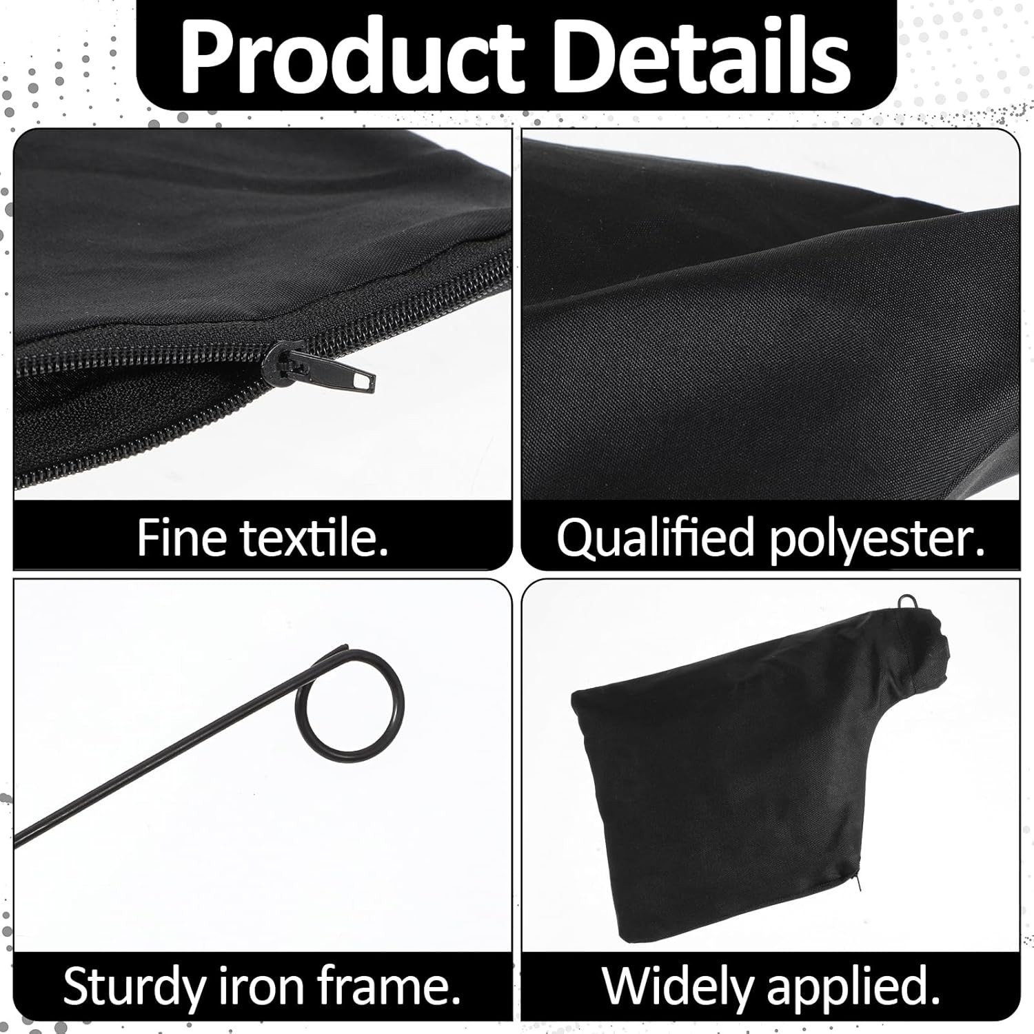 2 PCS Miter Saw Dust Collection Bags, Dust Collector Bags with Zipper and Wir…