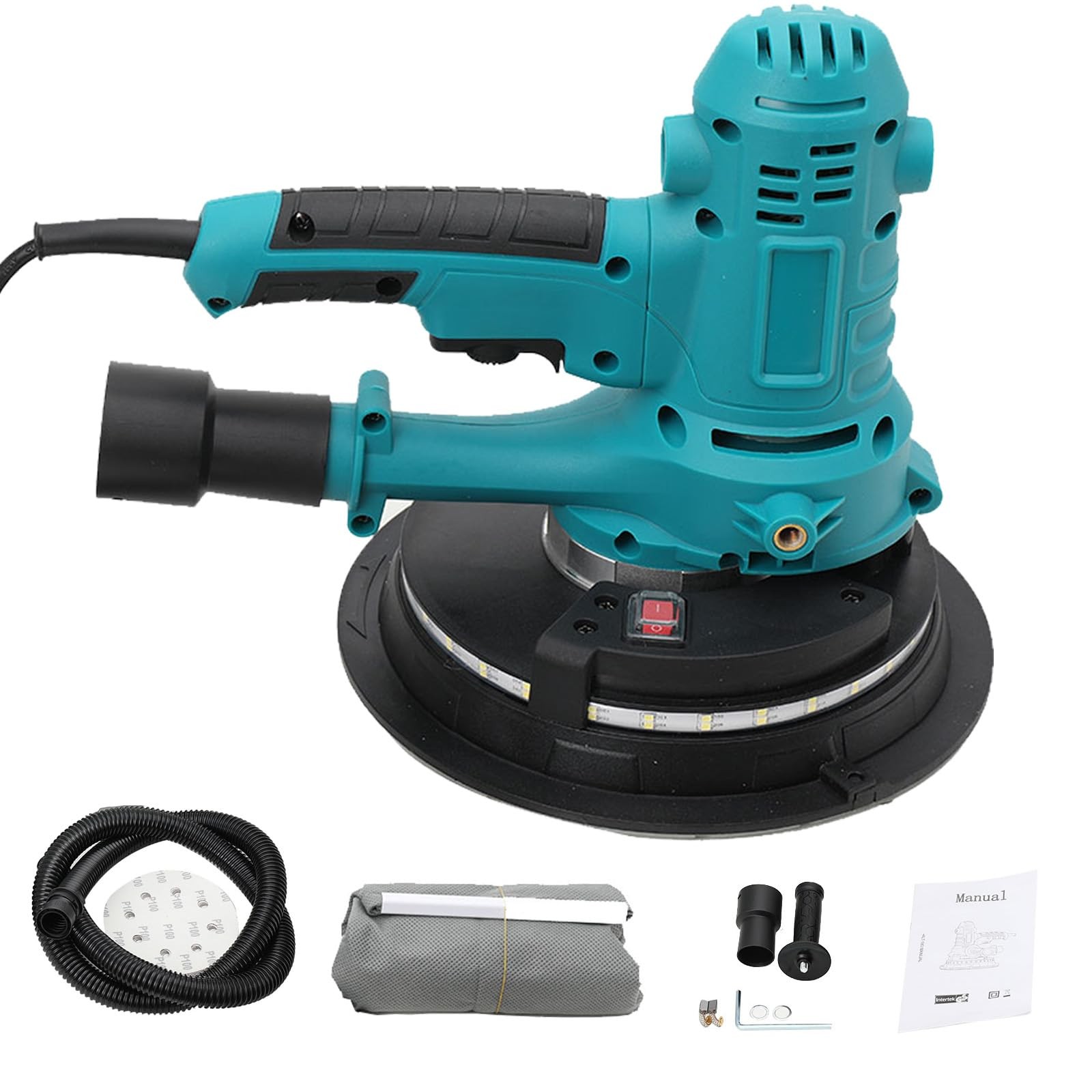 Variable Speed Handheld Electric Drywall Sander with Self-Dust-Extraction