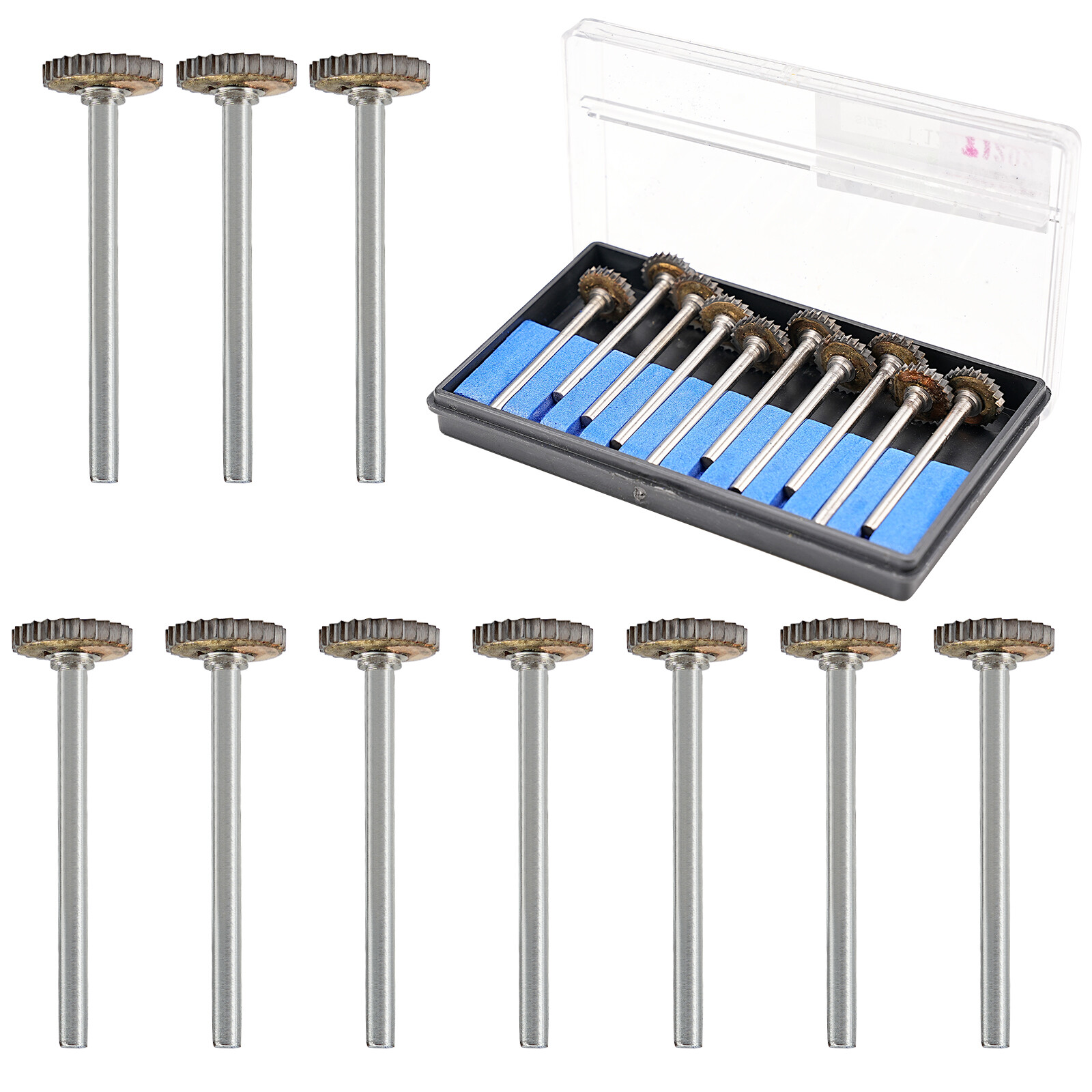 Tungsten Carbide Rotary Burr Bit Set 1/8&Prime; Cutting Carving Burrs for Dremel Tools