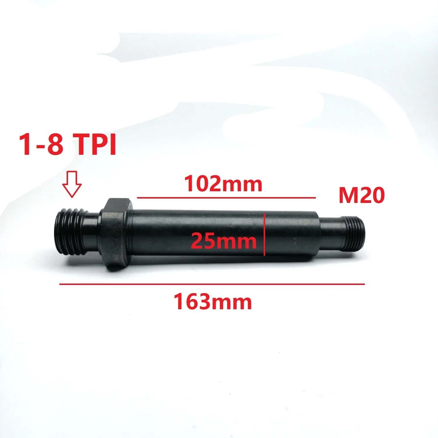 M33x3.5mm M33 1-8 1&Prime; x 8 TPI Woodworking Lathe Headstock Spindle Shaft DIY Cutte