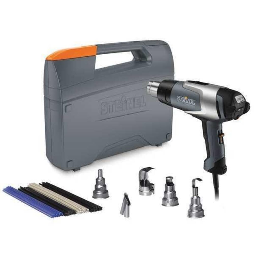 Steinel HG 2320 E Multi Purpose Kit, Professional Heat Gun, LCD-Display,