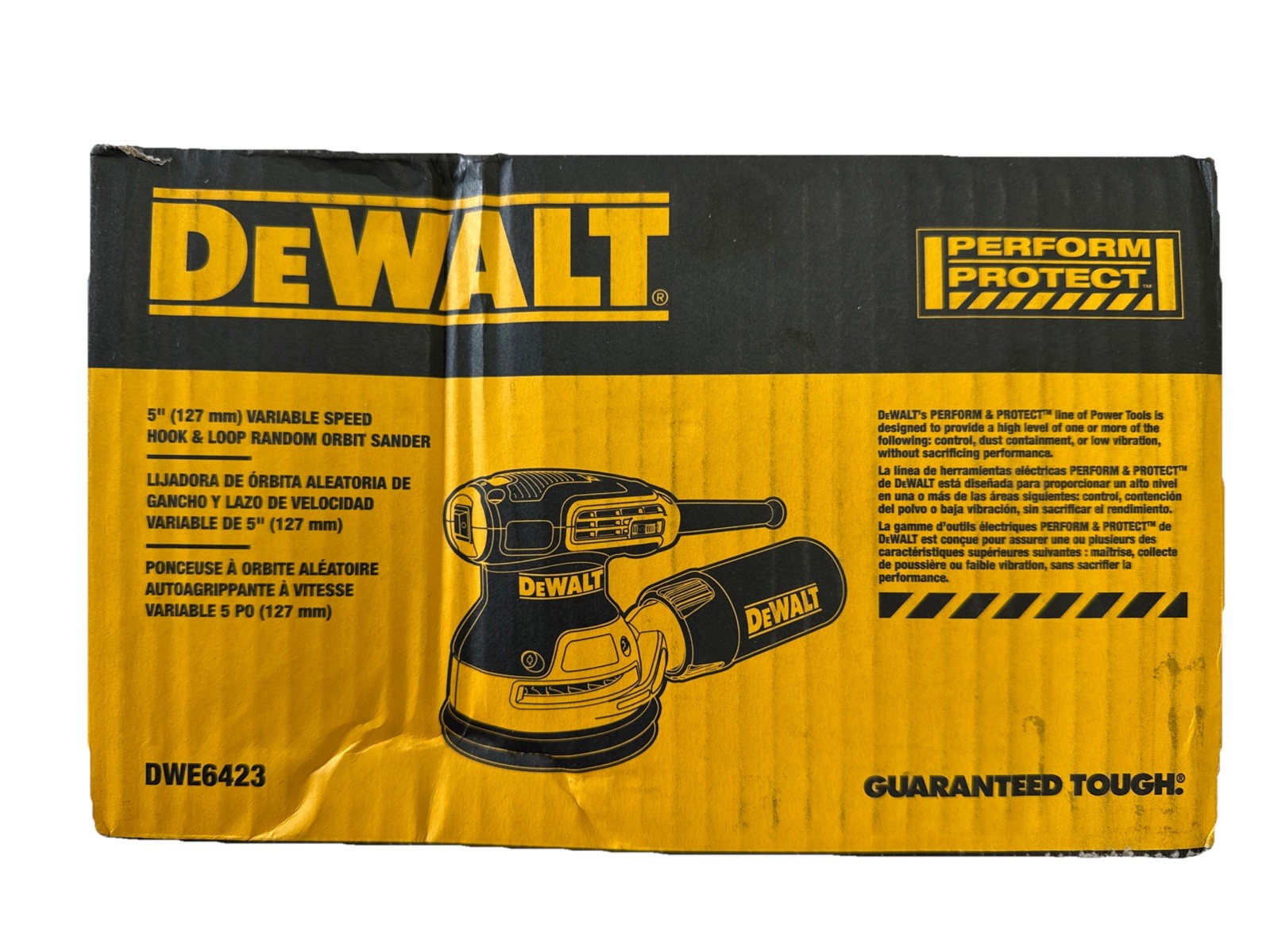 DeWalt DWE6423 5&Prime; Variable Speed Random Orbit Sander *NEW*