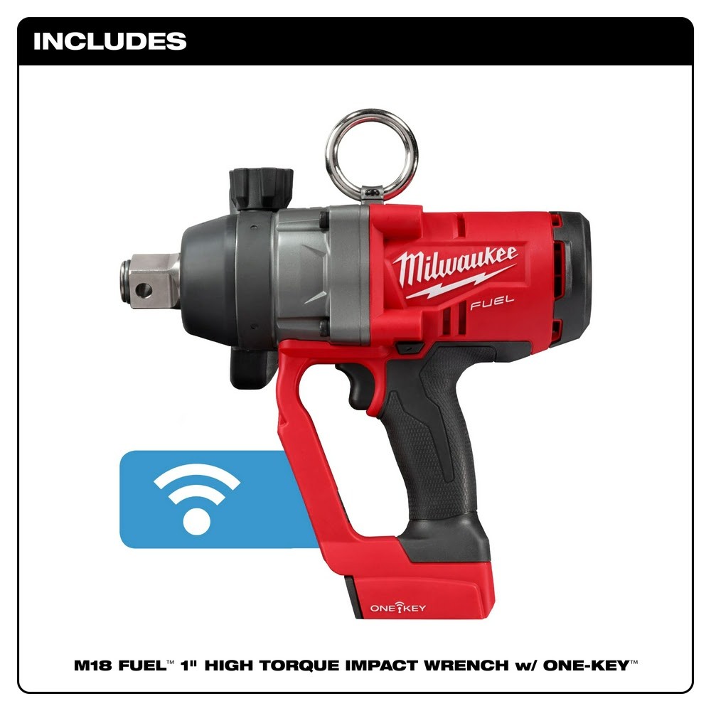 Milwaukee 2867-20 M18 FUEL 1&Prime; HTIW Impact Wrench w/ ONE-KEY Bare Tool