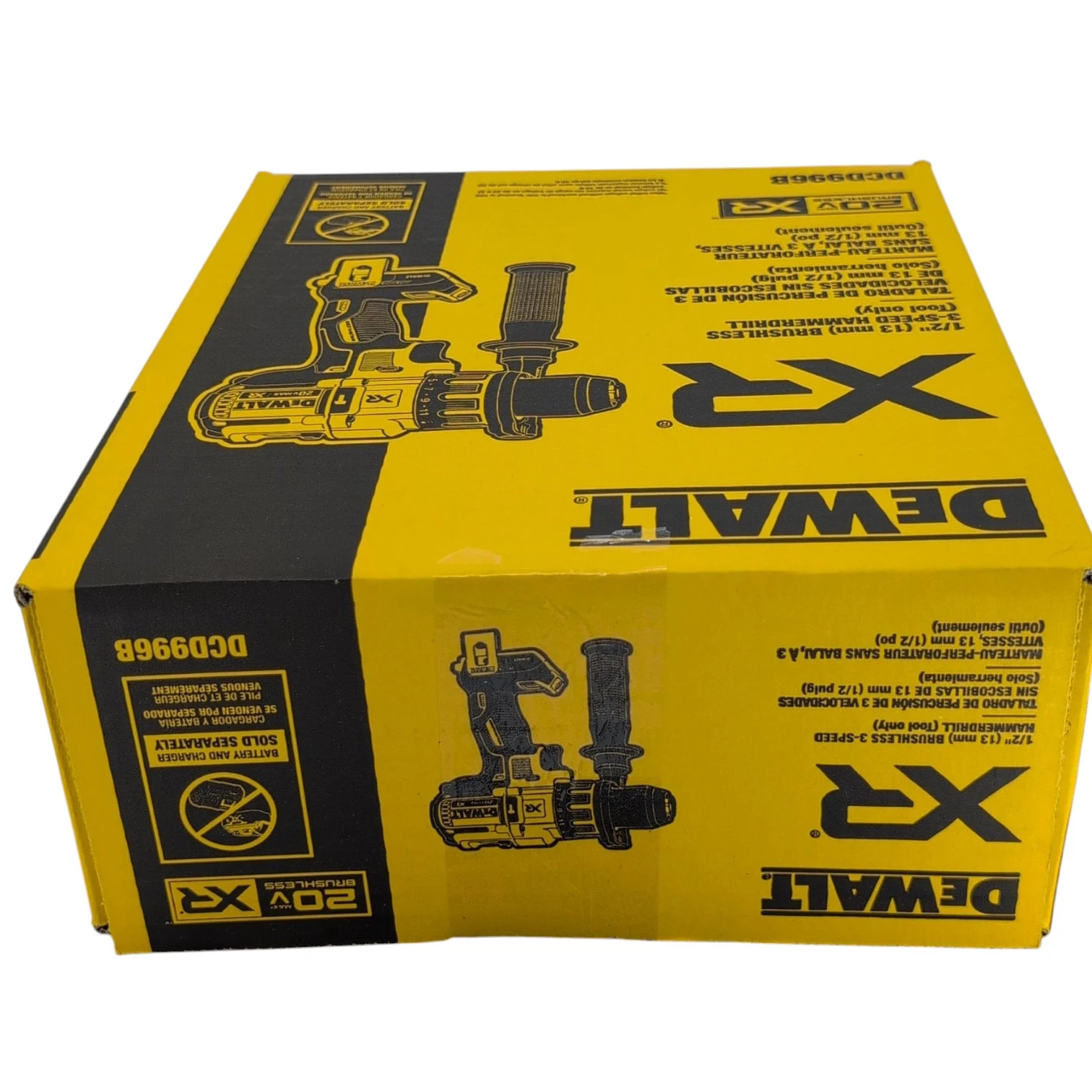DeWalt DCD996B 20V Max XR Brushless 3-Speed Cordless 1/2 Hammer Drill