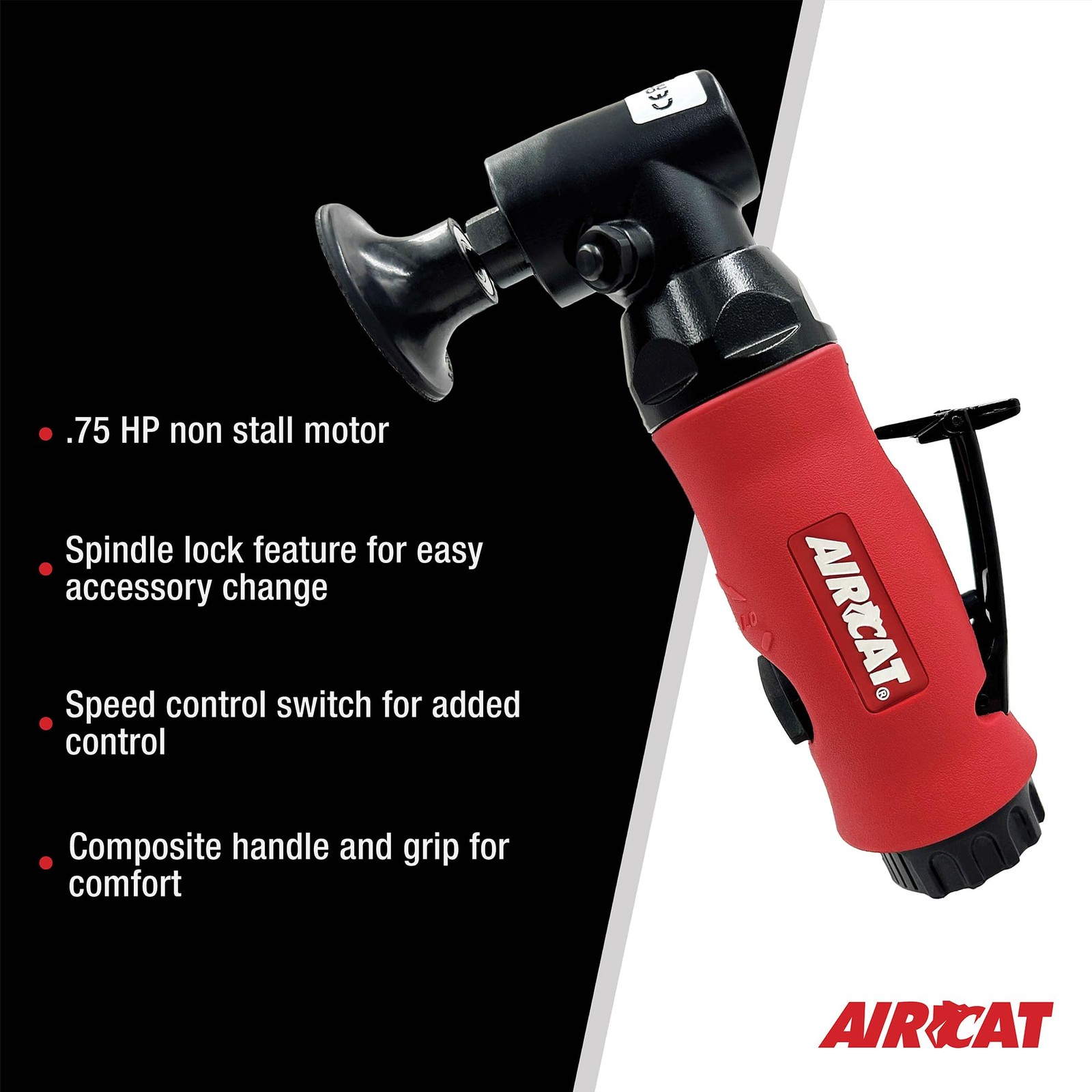 AIRCAT 6281 .75 HP Angle Disc Sander with Spindle Lock – Sturdy Sanding Tool …