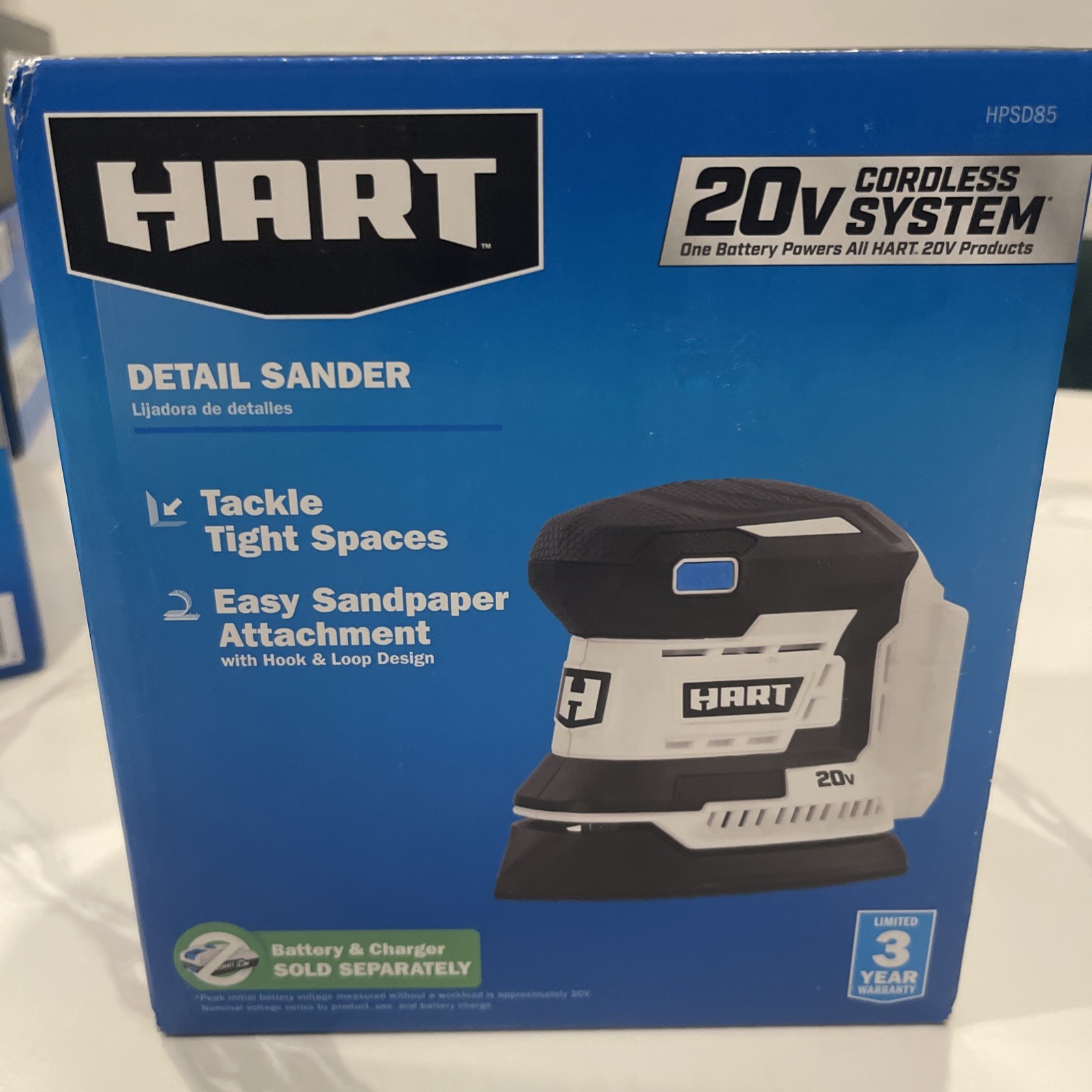 Hart detail sander 20v Cordless System