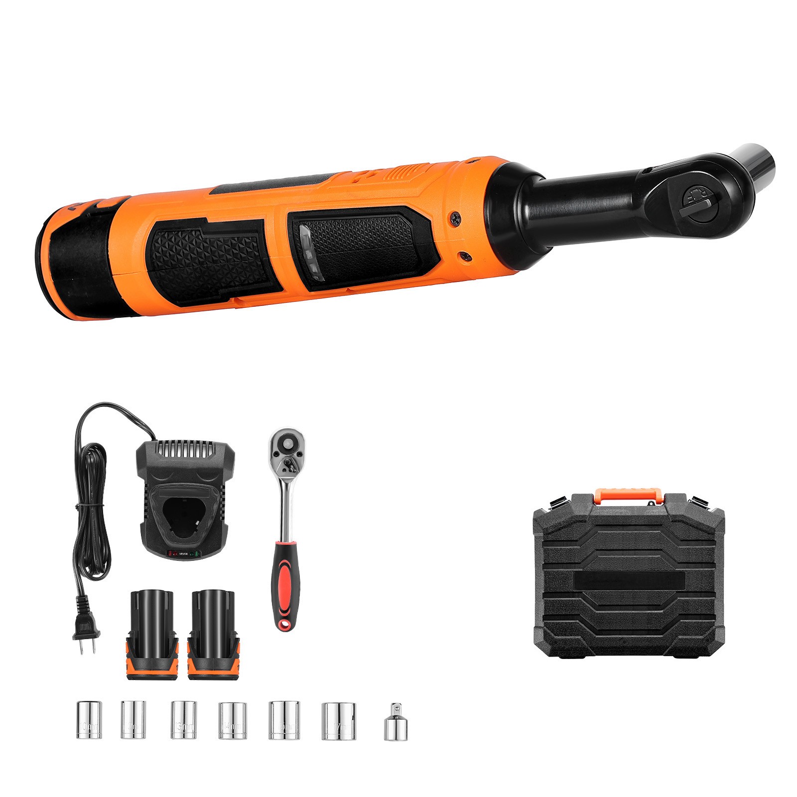 Uimoso Cordless Electric Ratchet Wrench 3/8 Inch Drive, 230 RPM