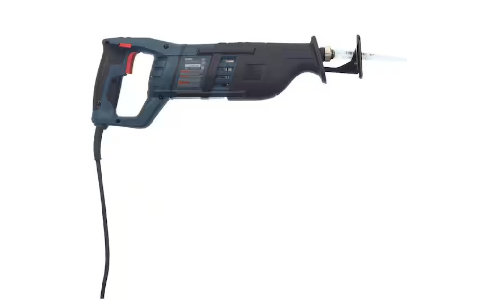 12 Amp Corded 1 In. Variable Speed Compact Reciprocating Saw with All-Purpose Sa