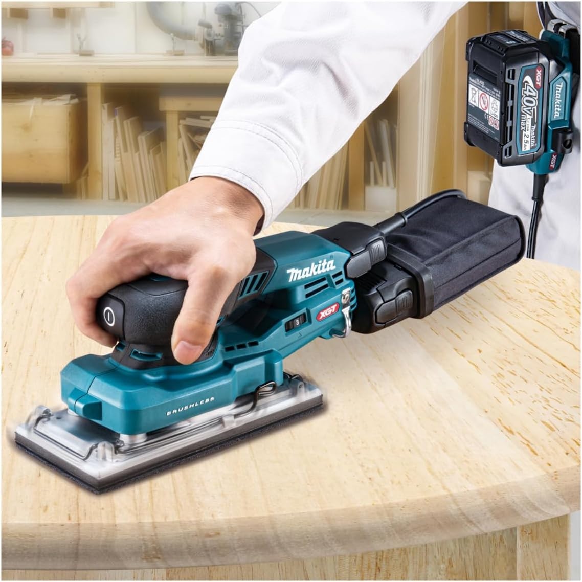 Makita BO007CGZ 40Vmax Cordless Orbital Sander Body Only No Battery