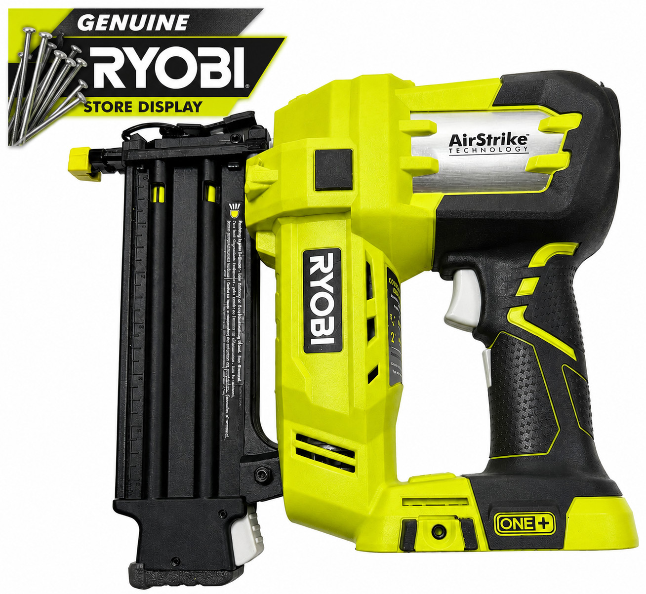 Ryobi P320 18V 18-Gauge Cordless AirStrike Brad Nailer Tool Only NEW Display OEM