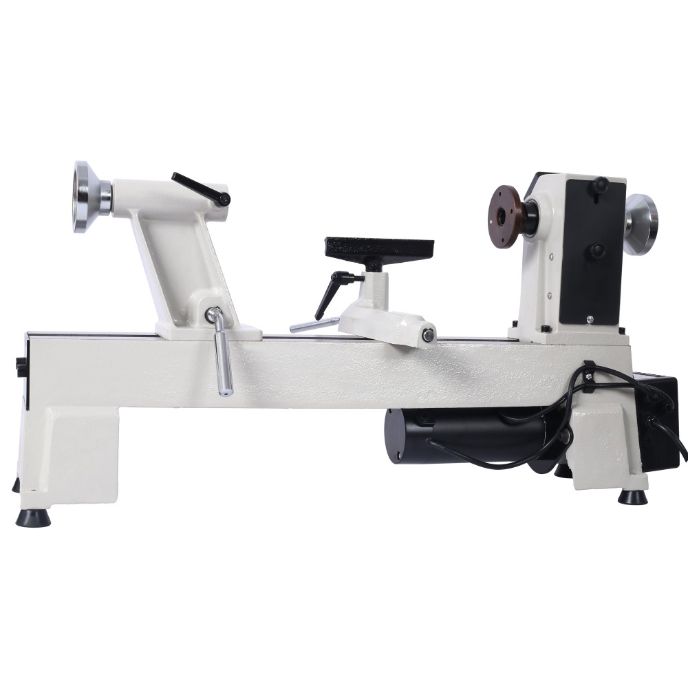 12&Prime; x 18&Prime; Variable Speed Wood Lathe Digital Display 650-3800 RPM Turning Machine