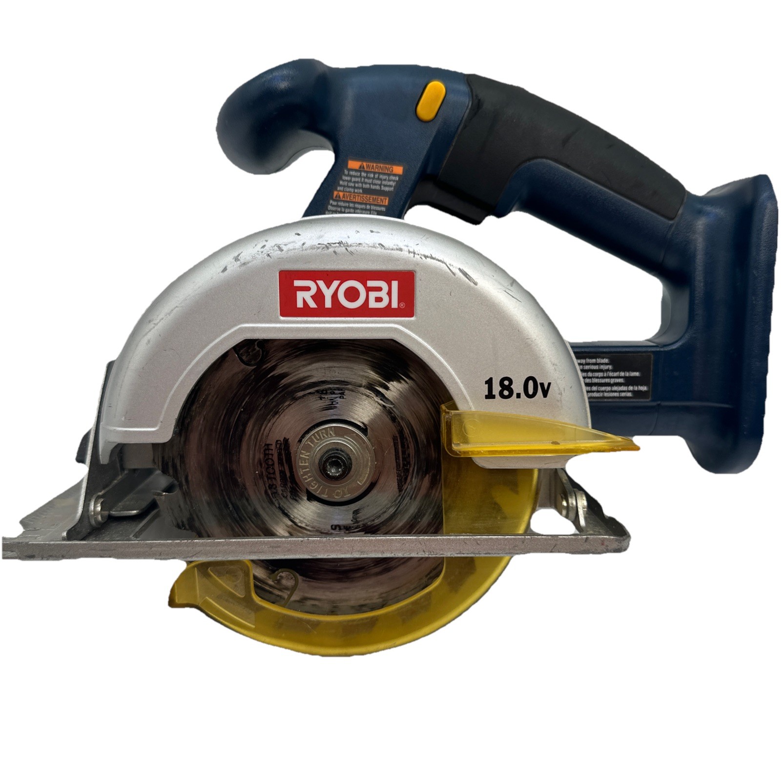 Ryobi P501 5-1/2&Prime; Inch Cordless Circular Saw 18 Volt Tool Only Runs Strong {Y}