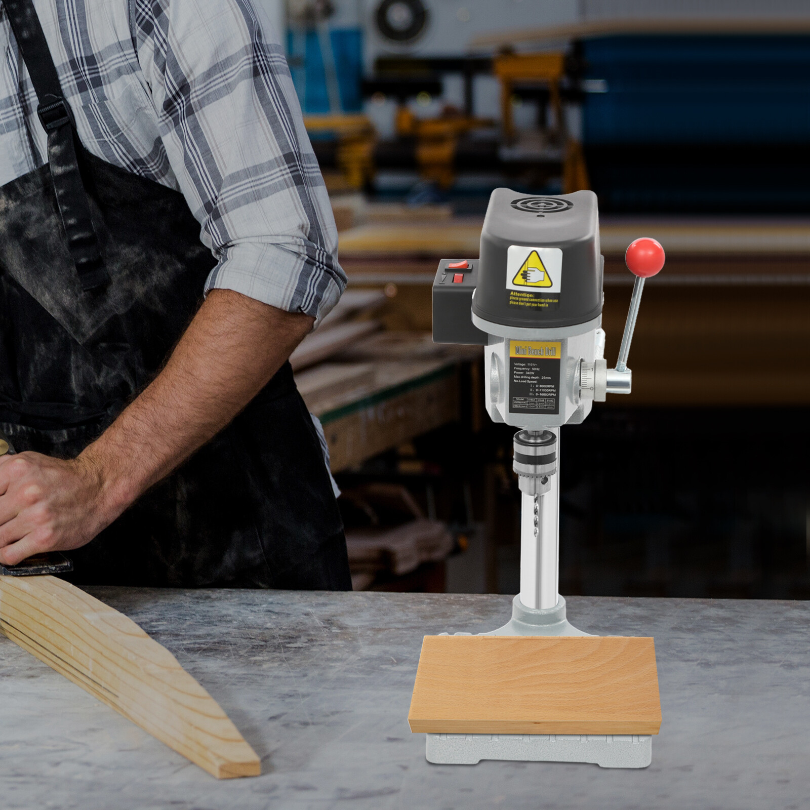 Mini Bench Drill Press Bench Compact Small Electric Drilling Machine