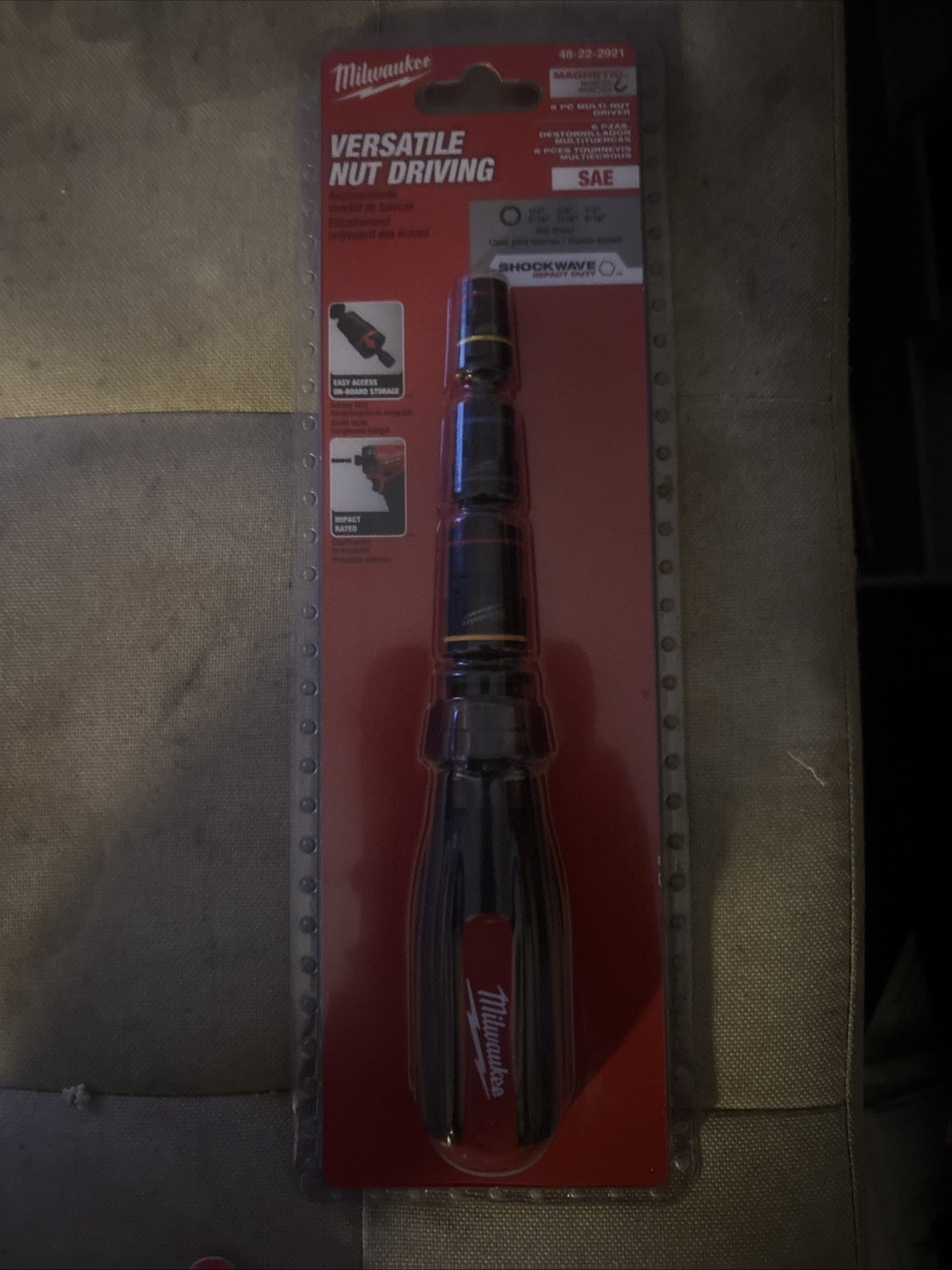 MILWAUKEE Versatile Nut Driver (SAE), Model 48-22-2921, NEW in Package!