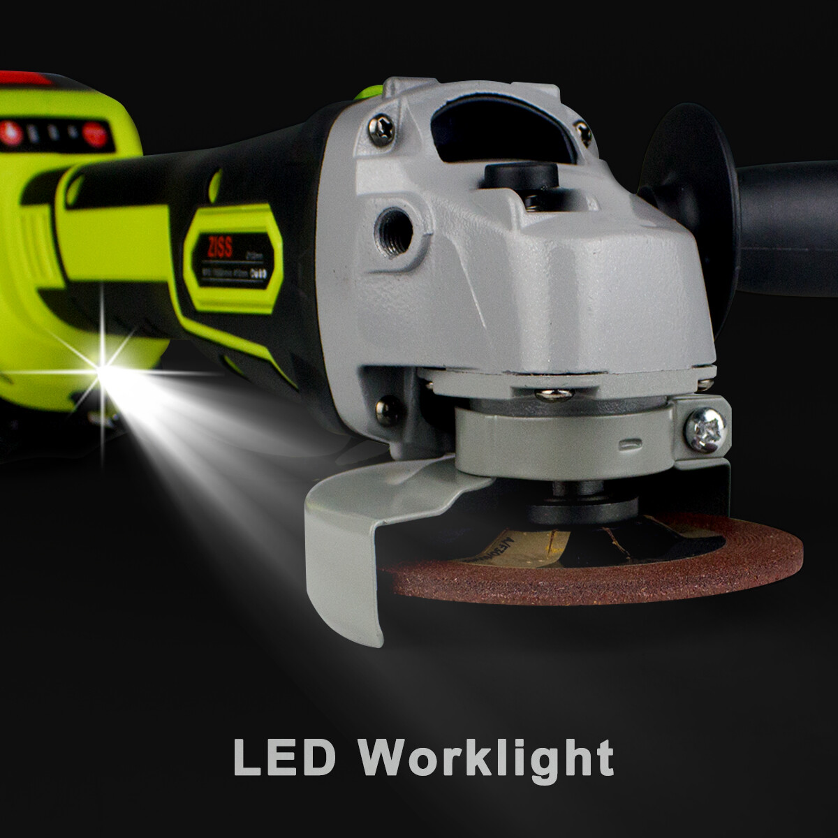 NEW Brushless 21V Angle Grinder Cordless Polishing Grinding Cutting Power Tool