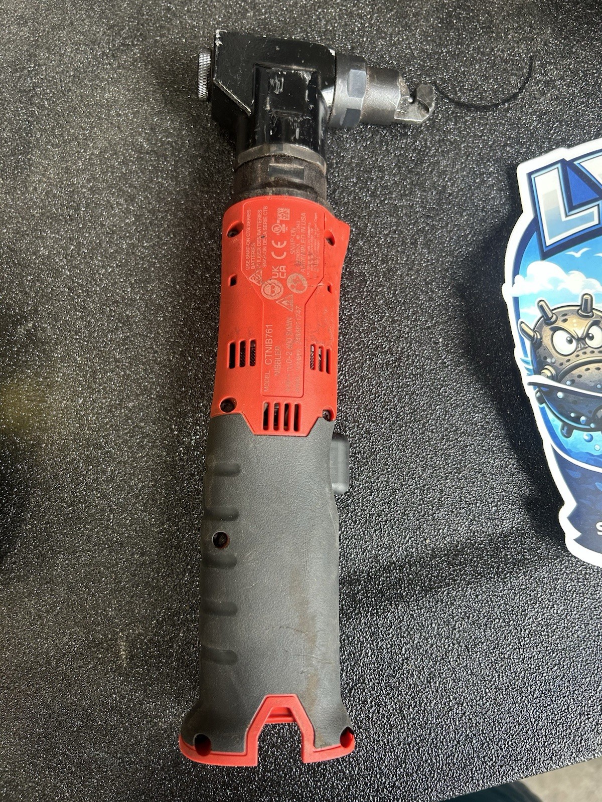 Snap-on CTNIB761 Cordless Right Angle Die Grinder, Body Only (No Battery)