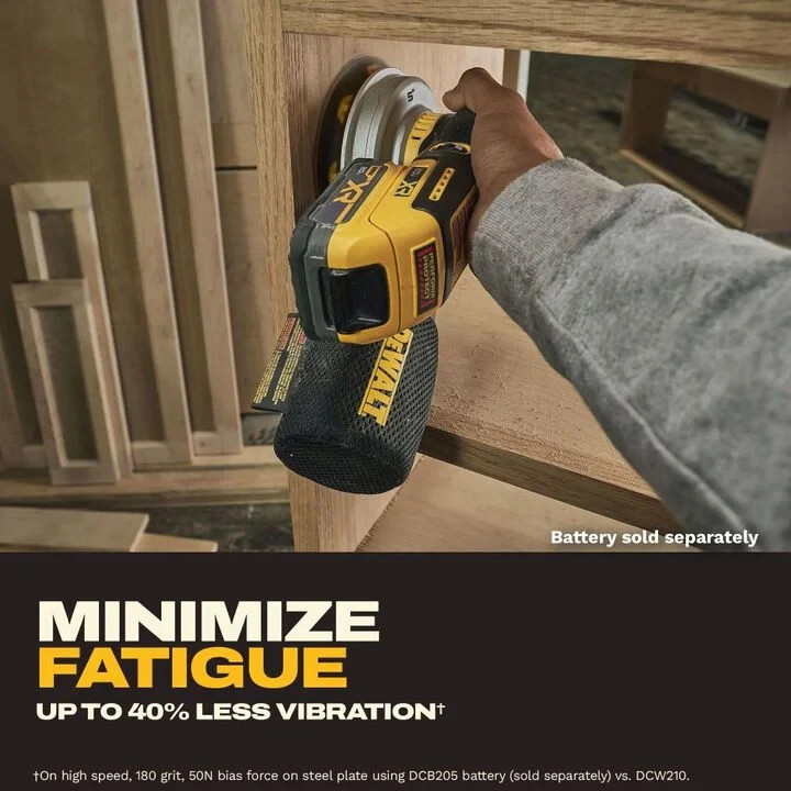 DEWALT DCW211B 20V MAX* XR 5 Inch Cordless Random Orbital Sander Preorder