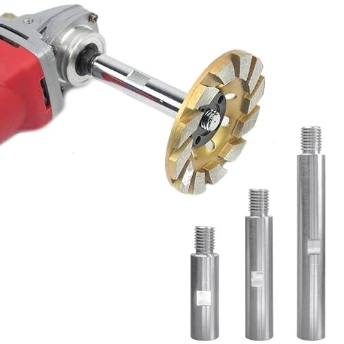 5/8 -11 Thread Rotary Extension Shaft Set For Rotary Polisher Car Polisher Pads
