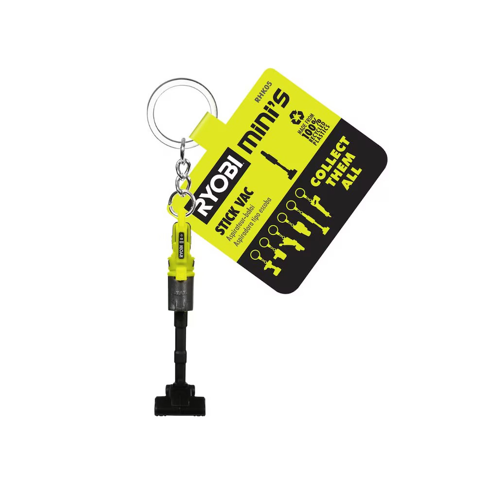 RYOBI Mini’s Keyring Keychain One+ Power Tools – Stick Vac Handyman Gift -3 Pack