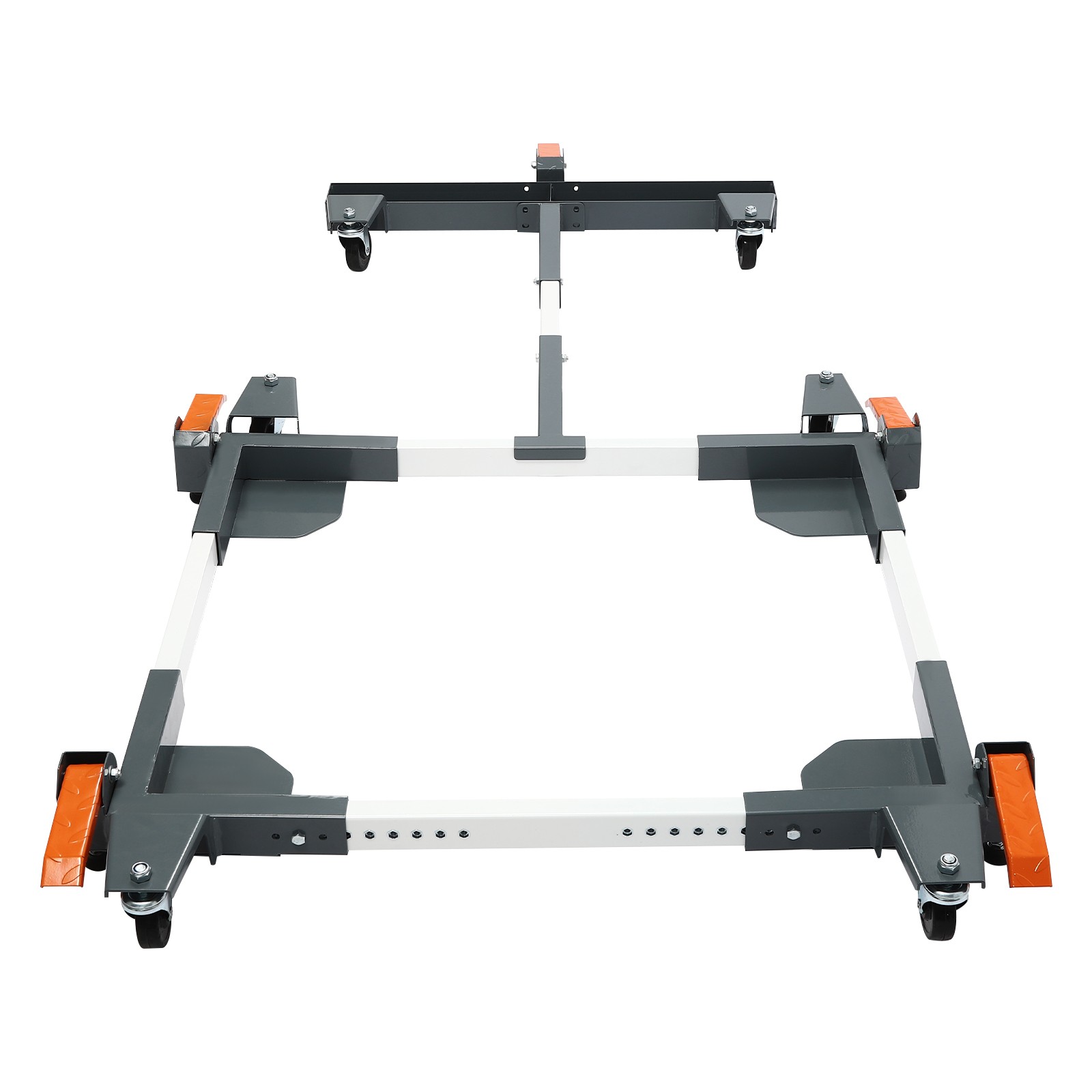 600lbs Adjustable Mobile Base&T Extension Combo Heavy Duty Mobile Base w/ Wheels