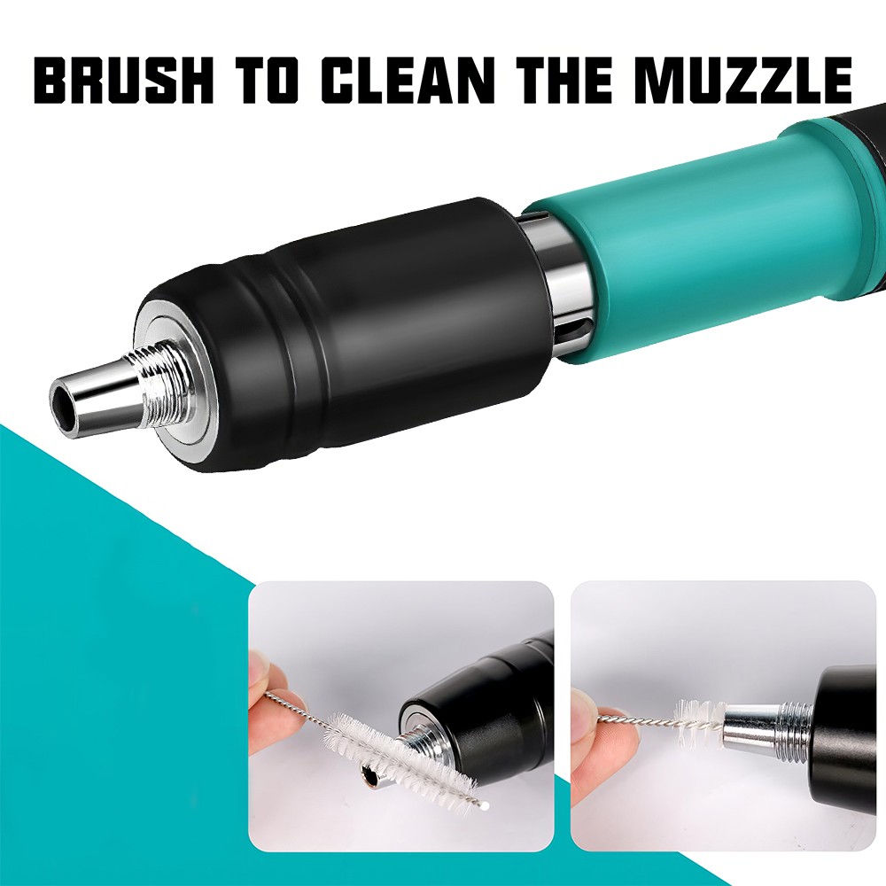 Concrete Nail Gun Kits With 100 Nails Wall Fastening Tool Portable Nail Machine