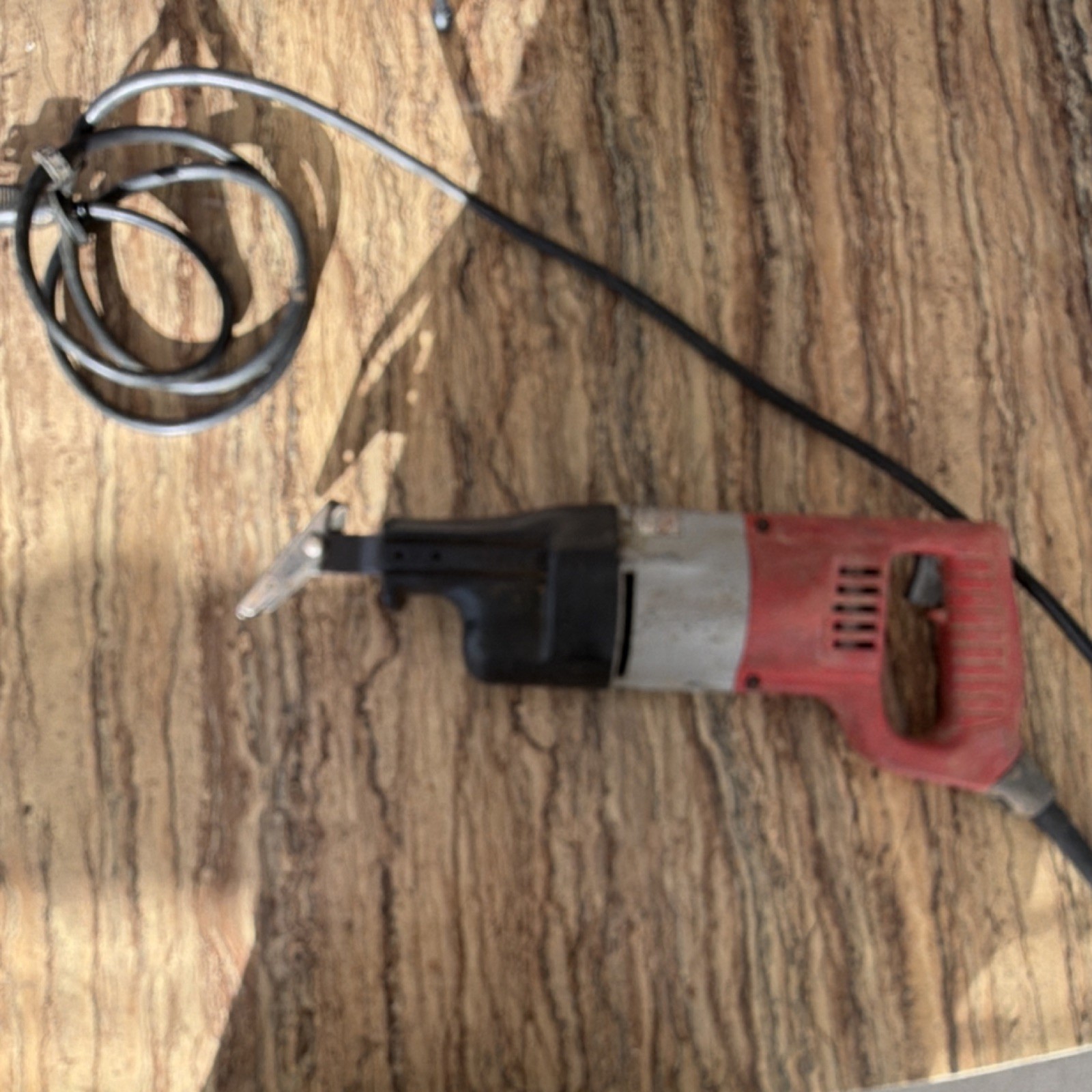 Milwaukee Sawzall Corded Reciprocating Saw Red Silver Black